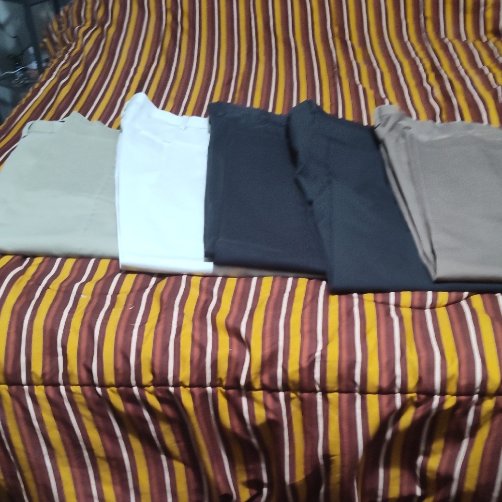 Croft & Barrow Black and Tan Chinos for Versatile Style